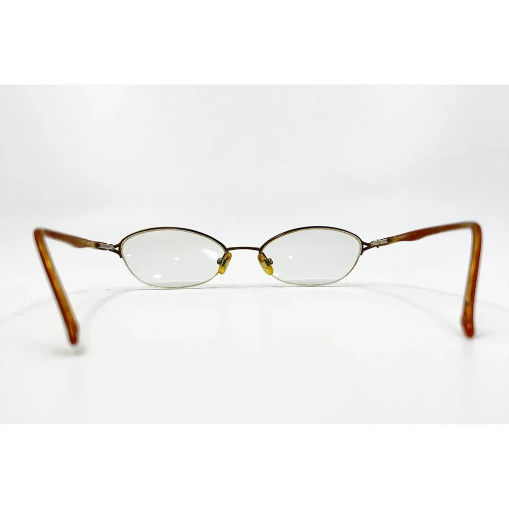 Liz Claiborne Eyeglasses Womens Brown L266 Oval Full Rim Frames 135